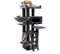 Petrebels Maine Coon - Rascador para gatos grandes, 170 cm, color negro