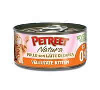 Petreet - Natura Le Vellutate Kitten con pollo y leche de cabra 60 gr.