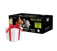 PetRepublic comida húmeda para gatos trozos en salsa delicada MIX sabores carne y pescado 48x85g + ¡Sorpresa gratis para el gato!