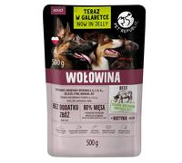 PetRepublic: comida para perros con trocitos de ternera en gelatina, 500 g