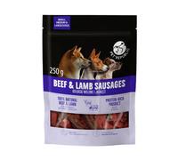 PetRepublic salchicha de ternera y cordero para perros 250g