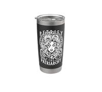 Petrificar El Patriarcado Feminista Halloween Gótico Medusa Bruja Vaso térmico de acero inoxidable de doble pared