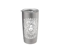Petrificar El Patriarcado Feminista Halloween Gótico Medusa Bruja Vaso térmico de acero inoxidable de doble pared