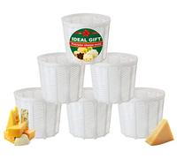 PetriStor Kit de Queso, Molde de Prensa, Filtro de Queso básico, 1,75 litros, Juego de 6 Piezas