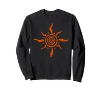 Petroglifo Paleo Sun Spiral Sun Design Sudadera