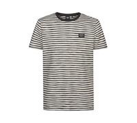 Petrol Industries Camiseta crema / negro S crema / negro