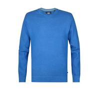 PETROL INDUSTRIES, Men Knitwear Round Neck Basic, M-1050-KWR214, Imperial Blue, XXXL