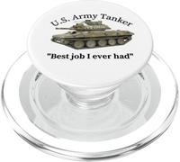 Petrolero del Ejército de los Estados Unidos El Mejor Trabajo Que he Tenido M551 Sheridan PopSockets PopGrip para MagSafe