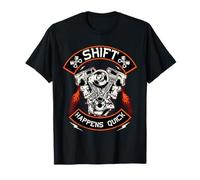 Petrolhead Car Tuning Drifting Shift Happens Quick Camiseta