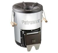 Petromax Barbacoa de carbón Raketenofen (Superficie de la parrilla (An x Pr): 27,5 x 47,5 cm, Plata)