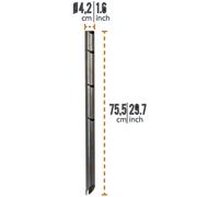 Petromax Campfire Bracket, Soporte, Hierro Forjado Onesize Silver