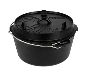 Petromax Dutch Oven FT9-T Olla De Fuego 7,5 Litros Horno Camping Sartén Sin Pies
