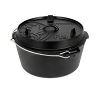 Petromax Feuertopf Dutch Oven De Hierro Fundido 14,7 L Sin Patas Negro