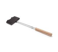 Petromax Gofrera | Robusto juego de hierro fundido para hornear pan y gofres, ideal como alternativa a la parrilla