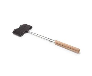 Petromax Gofrera | Robusto juego de hierro fundido para hornear pan y gofres, ideal como alternativa a la parrilla