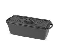 Petromax K4 - Bandeja de horno (Pan, Carnes, Oven, Rectangular, Negro, hierro fundido)