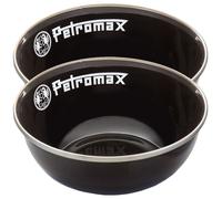 Petromax Melamina Cuencos 2 Piezas Utensilios De Camping Tazón 0,5 Litros Negro