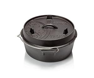 Petromax Olla holandesa ft0.5 para todo tipo de fuegos y parrillas, horno, hornillo de gas y fuego abierto, listo para usar sin quemar, 0,56 litros