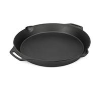 Petromax Sartén de fuego con asas - Sartén de hierro fundido, inducción y | Gran sartén de hierro fundido para barbacoa, horno y hoguera - ya horneada - Para asar, guisar y asar - antiadherente