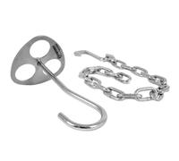 Petromax Trípode Anillo Con Cadena Y Gancho Hogueras Chimenea Acero Inox.