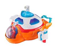 PETRONIX DEFENDERS - Cuartel General, Set de Juego 3 en 1 de la Serie de Dibujos, Submarino, Barco y aeronave, con Figura de Matt y Moto de Juguete, para niños y niñas Desde 3 años, Famosa (PET07000)
