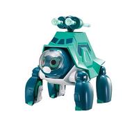 Petronix Defenders EU820230 - Transforming MAX Mode Pet Shell-E, Figura de Juego Infantil de Aprox. 12 cm de Altura, Tortuga Robot transformable con Cohetes de Agua disparables