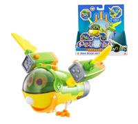 AlphaToys Petronix Defenders EU820240 - Transforming MAX Mode Pet Paul-E, Figura de Juego para niños de Aprox. 12 cm de Altura, pájaro Robot transformable con Pinzas Salvavidas activables