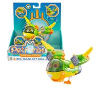 Petronix - Mini Transform Pet Paul-E, juguete transformable de la serie de dibujos animados, pasa de mascota pajarito a vehículo, combinable con otros sets y figuras, niños +3 años, Famosa (PET02400)