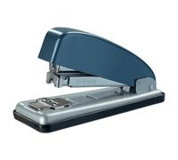 Petrus 44844 - Grapadora Metálica de Oficina Mod. 226, Capacidad 30 Hojas, Tecnología de Impacto Directo Patentada, Carga Frontal Automática, Grapado Cerrado, Abierto y Clavado, Color Azul/Plata DUET
