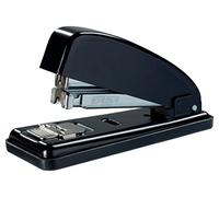 Petrus 44792 - Grapadora Metálica de Oficina Mod. 226, Capacidad 30 Hojas, Tecnología de Impacto Directo Patentada, Carga Frontal Automática, Grapado Cerrado, Abierto y Clavado, Color Negro