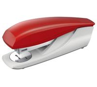 Petrus 623367 - Grapadora de Oficina Mod. 235 Roja, Capacidad 30 Hojas, Tecnología de Impacto Directo Patentada, Grapado Cerrado, Abierto y Clavado, Extraegrapas Integrado, Carga Superior