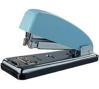 Petrus 624404 - Grapadora Metálica Oficina Mod. 226 Retro, Capacidad 30 Hojas, Tecnología de Impacto Directo Patentada, Carga Frontal Automática, Grapado Cerrado, Abierto y Clavado, Color Fondant Blue