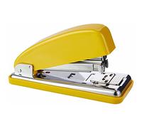 Petrus 626834 - Grapadora de Oficina Mod. 226 WOW Amarillo, Capacidad 30 Hojas, Tecnología de Impacto Directo Patentada, Grapado Cerrado, Abierto y Clavado, Incluye Cajita de 200 Grapas