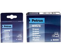 PETRUS 77509 - Caja 5000 ud. grapas cobreadas modelo 530/10 mm
