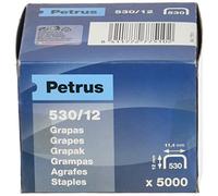 PETRUS 77510 - Caja 5000 ud. grapas cobreadas modelo 530/12 mm