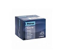 PETRUS 77511 - Caja 5000 ud. grapas cobreadas modelo 530/14 mm