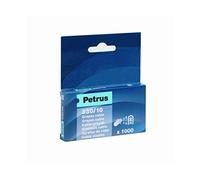 PETRUS 77520 - Caja 1000 ud. grapas para cable galvanizadas 330/10 mm (para clavadora 330)