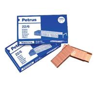 Petrus - Grapas nº 22/6 -caja de 1000 (25 unidades)