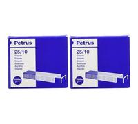 Petrus Leitz PETRUS 623386 - Grapas galvanizadas para gruesos 1400 y 5552 modelo 25/10 (x1000) (Paquete de 2)