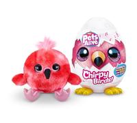 Pets Alive Chirpy Birds - Mascotas de Juguete interactivas Sorpresa con Habla electrónica y repetición, Flamenco