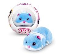 Pets Alive Hamstermania (Azul) por ZURU Hamster, Mascota electrónica, más de 20 Sonidos interactivos, Juguete de Bola de hámster para niñas y niños