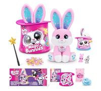 Pets Alive Magic Bunnies de ZURU Juguete mágico Interactivo Sorpresa para desempaquetar electrónico de Peluche (Pink)