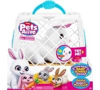 Pets Alive Mama Bunny Surprise, Peluches Pets Alive Mama Bunny Surprise, Conejo de juguete, 3 año(s), Interactivo, Sonoro, AAA, Pilas incluidas