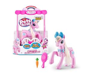 Pets Alive My Magical Unicorn and Stable Battery Powered Interactive Robotic Toy Playset by ZURU