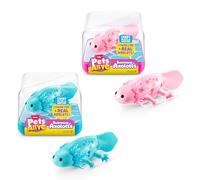 Pets Alive Swimming Axolotls de ZURU, natación robótica Axolotl, Mascota electrónica, Juguete para Piscina de Verano, Juguete para bañera.(2 Paquetes)