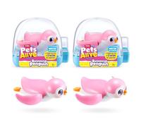 Pets Alive Swimming Penguin 2 Pack (Baby Pink) Water Activated Toy de ZURU