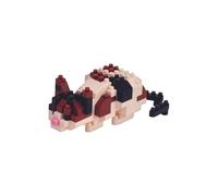 Pets & Blocks - Gato Calico | Mini Kit de Construcción (136 Piezas) - Set de Ensamblaje de Bloques para Niños y Adultos | Regalo Creativo | Modelo 3D de Mascota