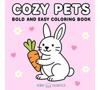 Pets Coloring Book: Coloring Book for Adults and Kids Featuring Cats, Dogs, Fish, Birds and More. Bold and Easy Designs for Creative and Relaxing Moments
