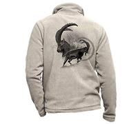 Pets-easy - Chaqueta de forro polar, color beige, personalizado, talla M