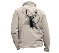 Pets-easy Chaqueta de lana venenosa - ropa de caza personalizada, beige, XL